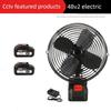 Lithium Battery Fan Rechargeable Small Mini Fan Student Dormitory Plug-In-Free Fan Outdoor Strong Wind Electric Fan