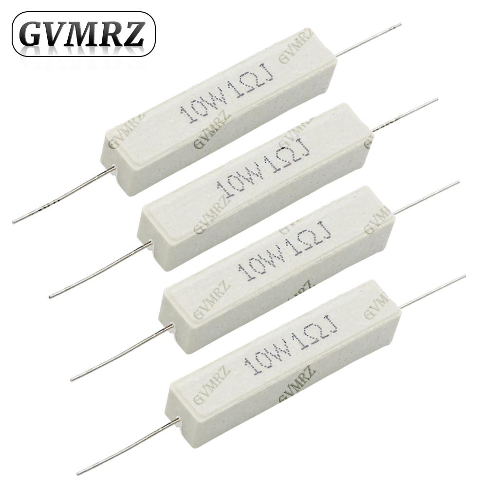 Cement Wirewound Resistor 5W 10W Non-Inductive BPR56 Series 0.01R–10K 0.1R 10K 1R 2R 5R 10R 15R 20R 100R 1K