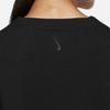 Nike Waffle-Knit V-Neck Comfortable Casual Pullover Sweater Women Tops Black CV9906-010