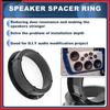 Speaker Spacer Ring Tweeter Speaker Spacer Adaptor for Volkswagen for 6.5" 2Pc