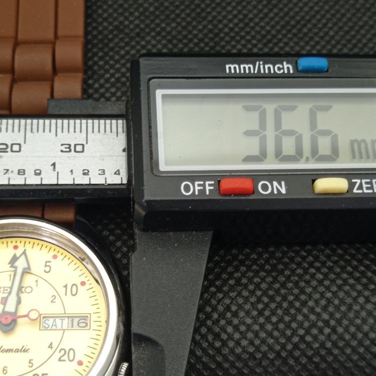 ВЖИВАНИЙ РІДКІСНИЙ ВІНТАЖНИЙ SEIKO 5 AUTO 7019A ЯПОНІЯ ЧОЛОВІЧИЙ ГОДИННИК З КРЕМОВИМ ЦИФЕРБЛАТОМ 621a-a413409-2