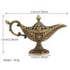 Aladdin Lamp Incense Burner, Carved Craft, Classic Wishing Lamp, Desktop Sandalwood Censer, Home Decor & Holiday Gift