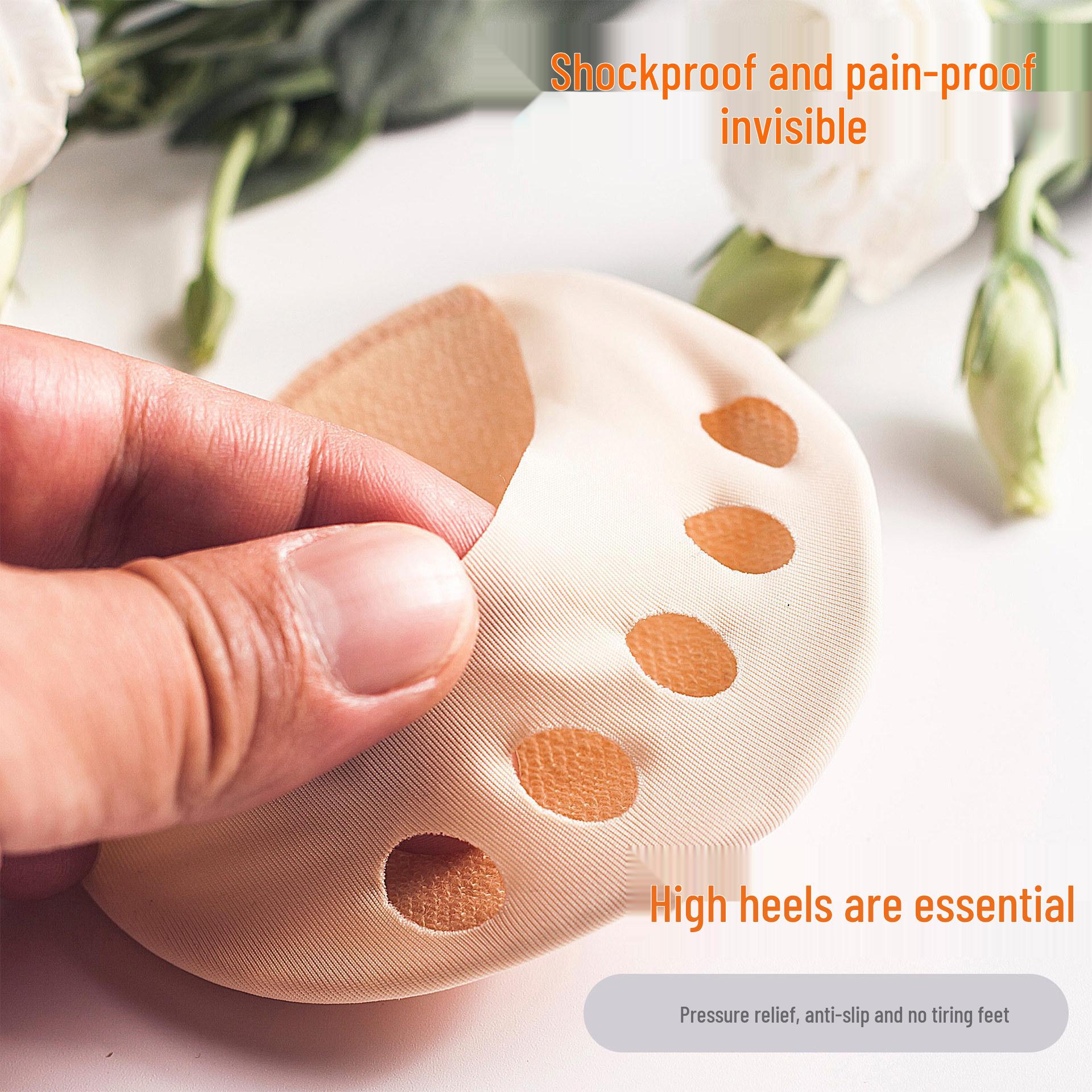 

Амортизирующие носки без пальцев: Невидимые подушечки для передней части стопы, не вызывающие боли, для туфель на высоком каблуке Bare Socks (No Packaging) серый