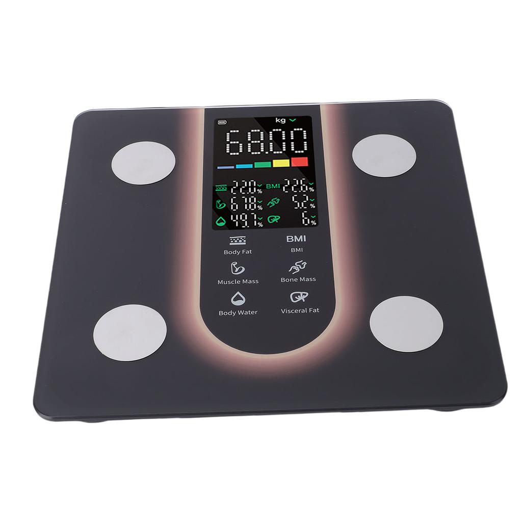 Smart Scale Accurate Health Tracking   Digital Weighing Scale with LED Large Display Sync App for Home Use