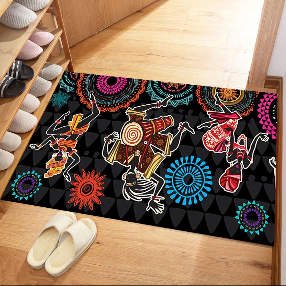 African Style Area Rug Suitable for Game Room Hallway Living Rooms Dining Room Anti-slip Rug Office home decor Spiritual Gift