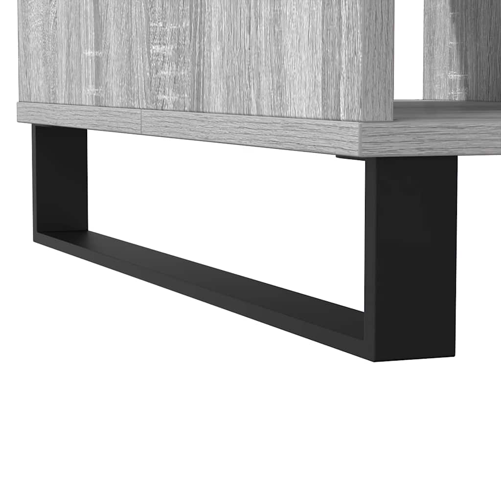Coffee Table Gray Sonoma 104 x 60 x 35 cm Particleboard