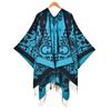 Women's Cashew Fringed Split Shawl Double-sided Jacquard Thickened To Keep Warm Travel Atmosphere, Take Pictures and Sell Well