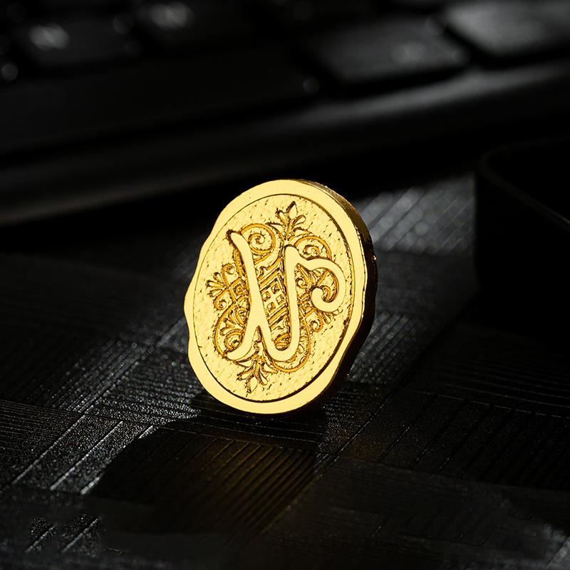 Retro Sealing Wax Stamp Head 26 Letter A-Z Alphabet Seals Stamp Set Tools Post Decor Antique Alloy Seal Head Wedding Craft Gift