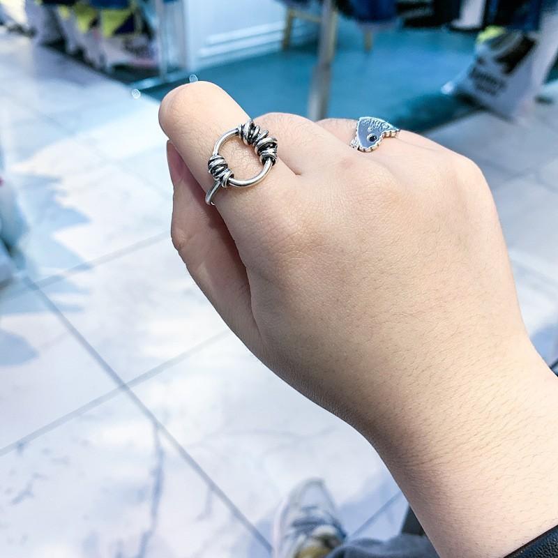 

Heart Shaped Sophisticated Ring For Women Adjustable And Trendy Silver Plated Fashion Jewelry J660 Vintage