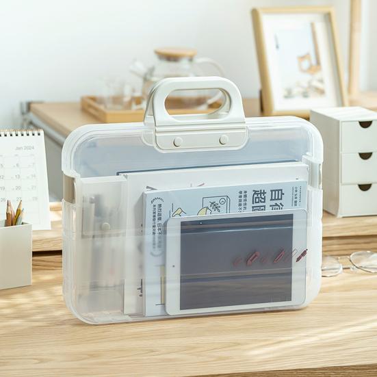 A4 Folder School with Lock Handle File Office Supplies Examination Paper
