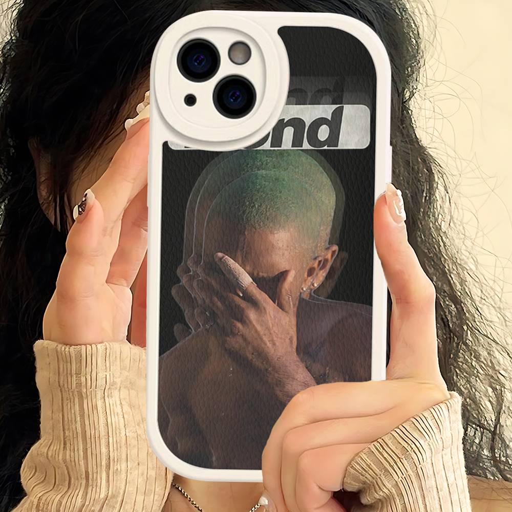 Singer Frank Blonde Oceans Phone Case Hard Leather For IPhone 14 13 16 Mini 15 14 11 12 Pro Max Plus Fundas
