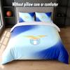 Lazio FC Design Bed Bedding Set 1 Duvet Cover + 2 Pillowcases Soft Breathable Household Bed Linens