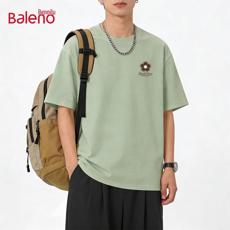 Baleno Men s Pure Cotton Graphic Short Sleeve T-Shirt 4XL