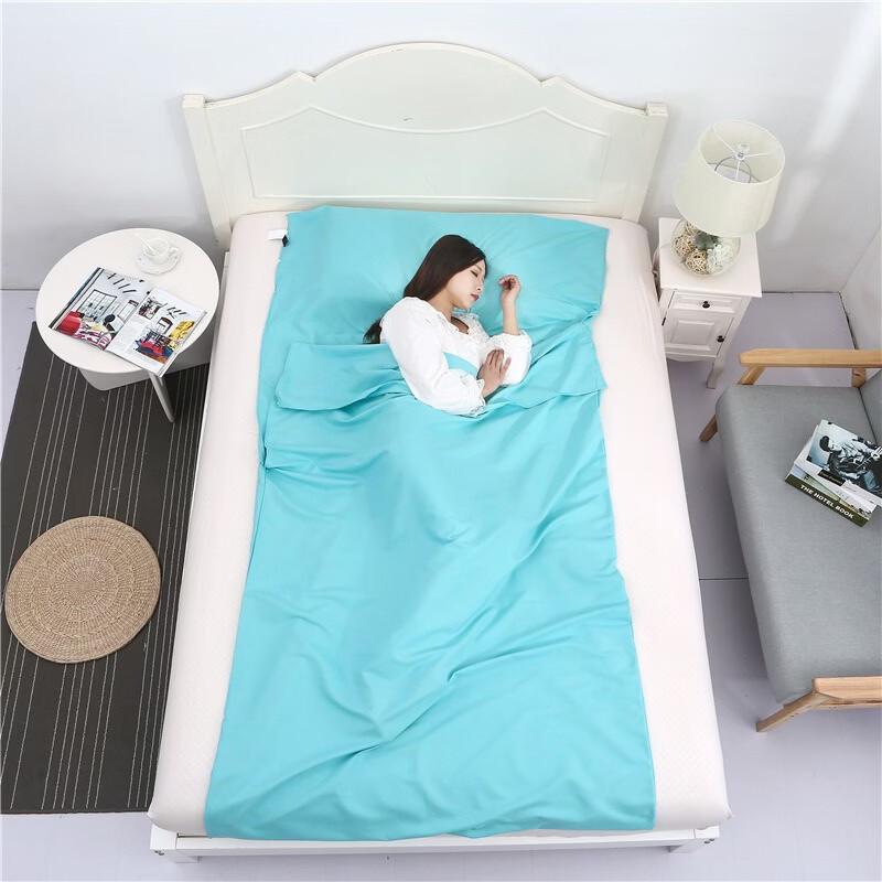 OEING Portable Double Sleeping Bag for Travel & Hotel