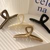 Simple Frosted Large Hair Clip For Women  French Elegant Hairgrips Korean Style Hair Claw Girls Hairpins Hair Accessories
