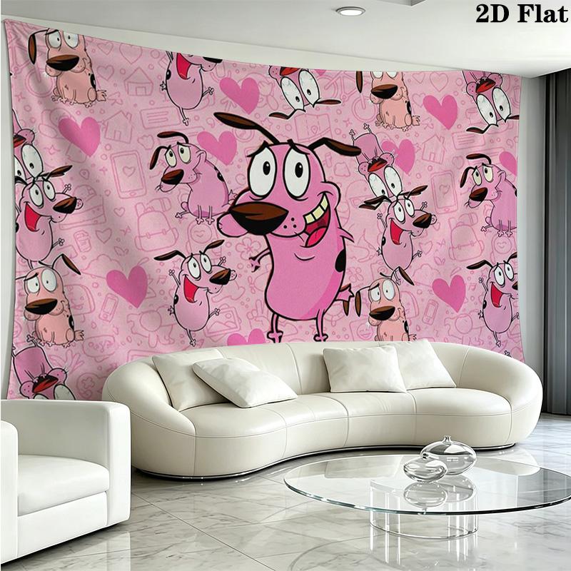Courage Wall Tapestry Aesthetic Wall Hanging Printed Fabric Blanket Decorative Tapestries for Bedroom Living Room Home Decor