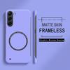Ultra Thin Frameless Magnetic Hard PC Phone Case For Samsung A55 A35 A15 A05S A73 A53 A23 A52 A32 A22 F05 F55 M55 Protect Cover