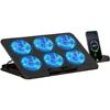 Laptops Cooling Fan Gaming Laptop Cooler for 13-17 Inch 6 Fans USB Ports Large Size Stand