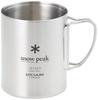 Snow Peak Stainless Steel Vacuum Mug 300 (MG-213) with Sticker
