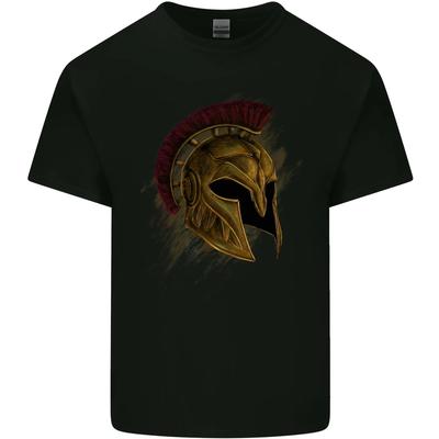 Spartan Helmet Gym Bodybuilding Training Kids T-Shirt Childrens