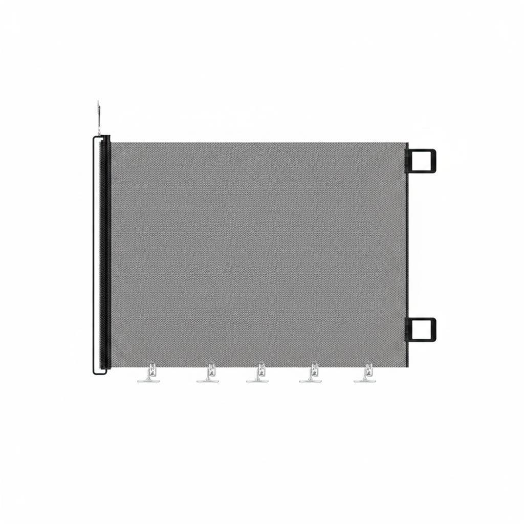 Retractable Pet Gate Easy Install Retractable Dog Gate Indoor Outdoor Use for Stairs