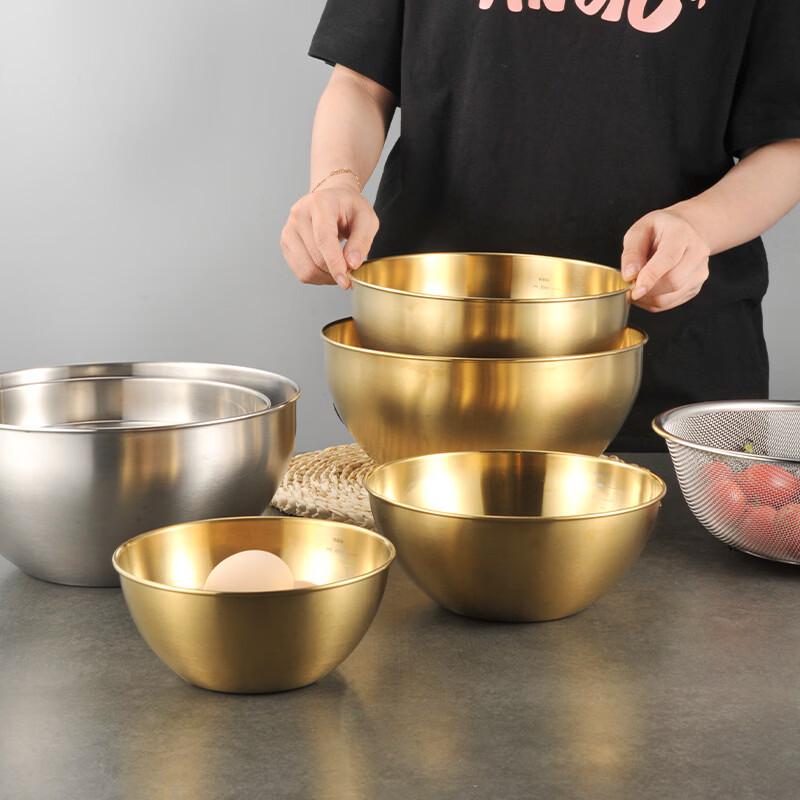 Zhangxingzhe Thickened 304 Stainless Steel Mixing Bowl