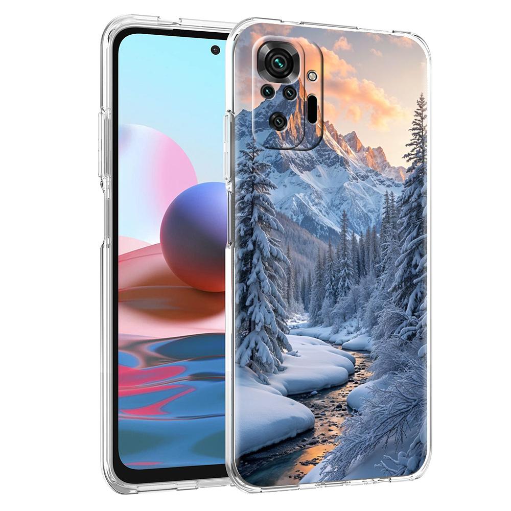 Phone Case For Xiaomi Redmi Note 15 14 5G 13 12 10 11 Pro Plus 4G 14C 13C 12C Soft TPU Cover Antarctica snow scenery