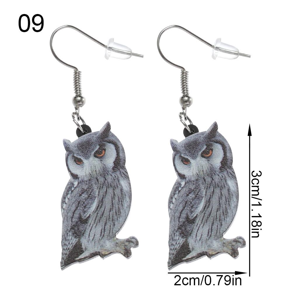 Moda Acrilic Papagal Animal Bijuterii Eardrop Bird Cercei Earbob