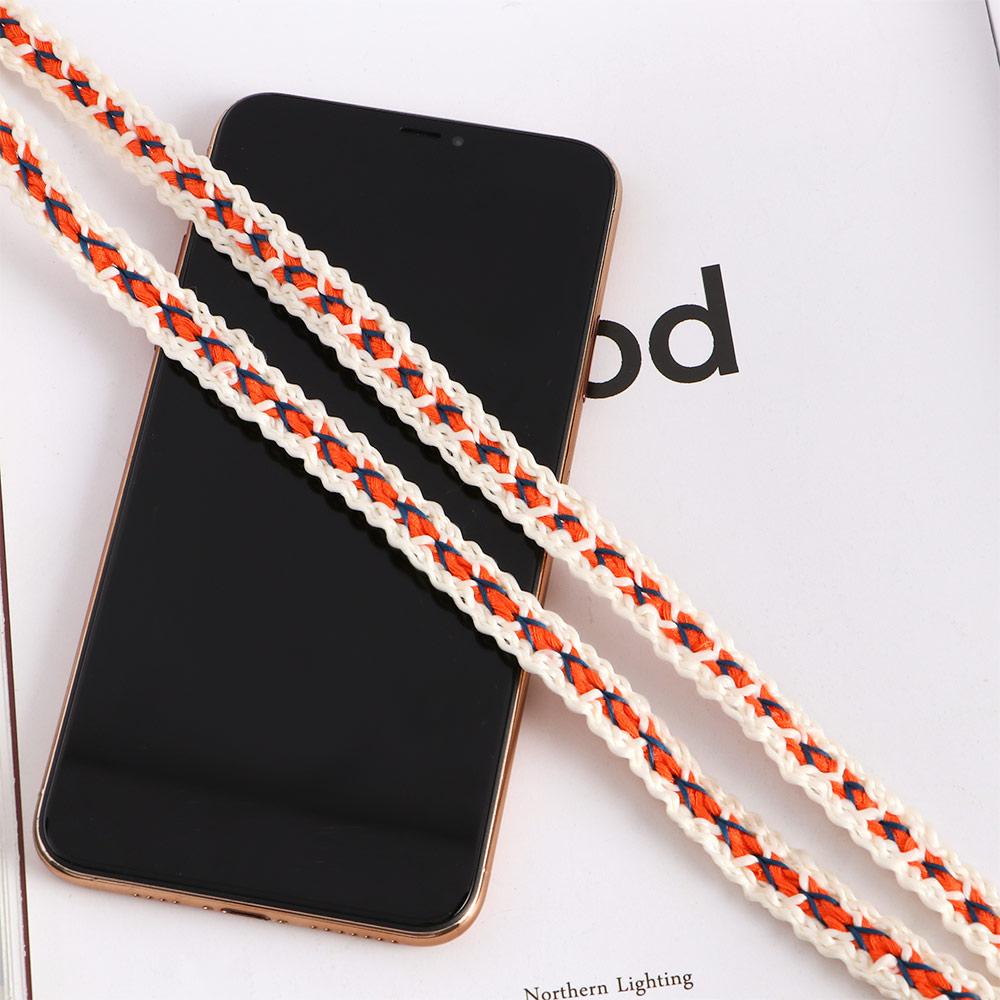 Woolen Braid ID Card Holder Lanyard Neck Strap Phone Lanyard Keychain Lanyard Mobile Phone Straps