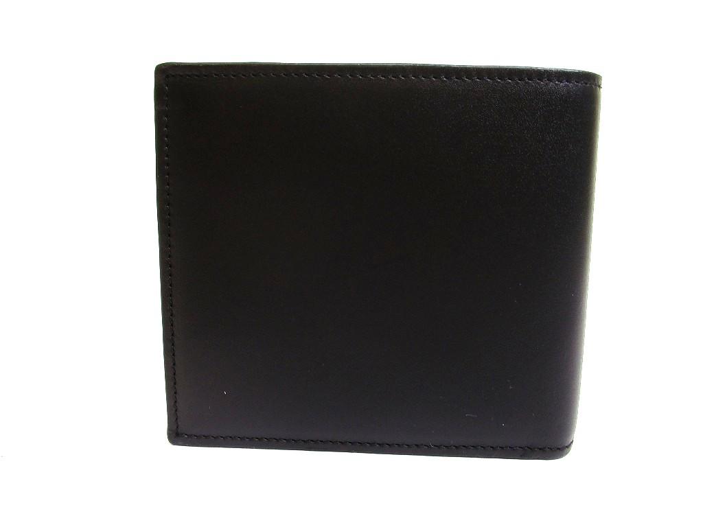 Authentic LOEWE Anagram Black Leather Bifold Wallet Compact Wallet #b250  Open Box