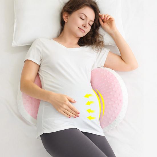Pregnancy Pillow for Side Sleepers Adjustable Waist Wedge Pillow Portable Back Belly Hip Support