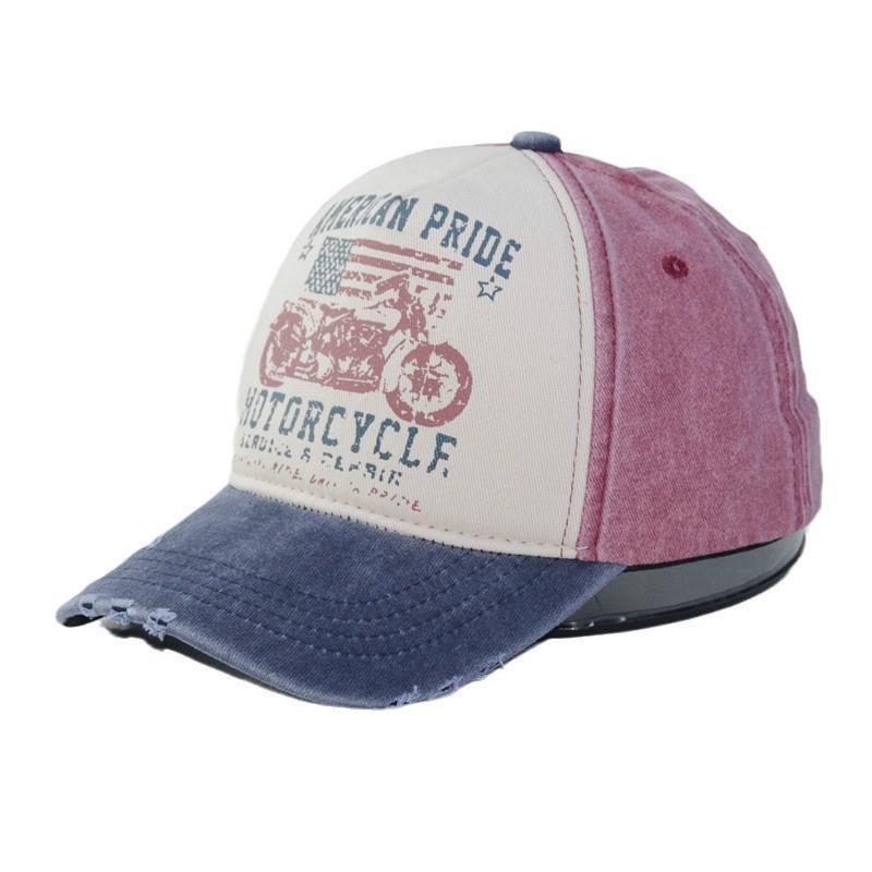 Korean Style Classic Color Block Baseball Cap – Unisex Fashion Sun Hat