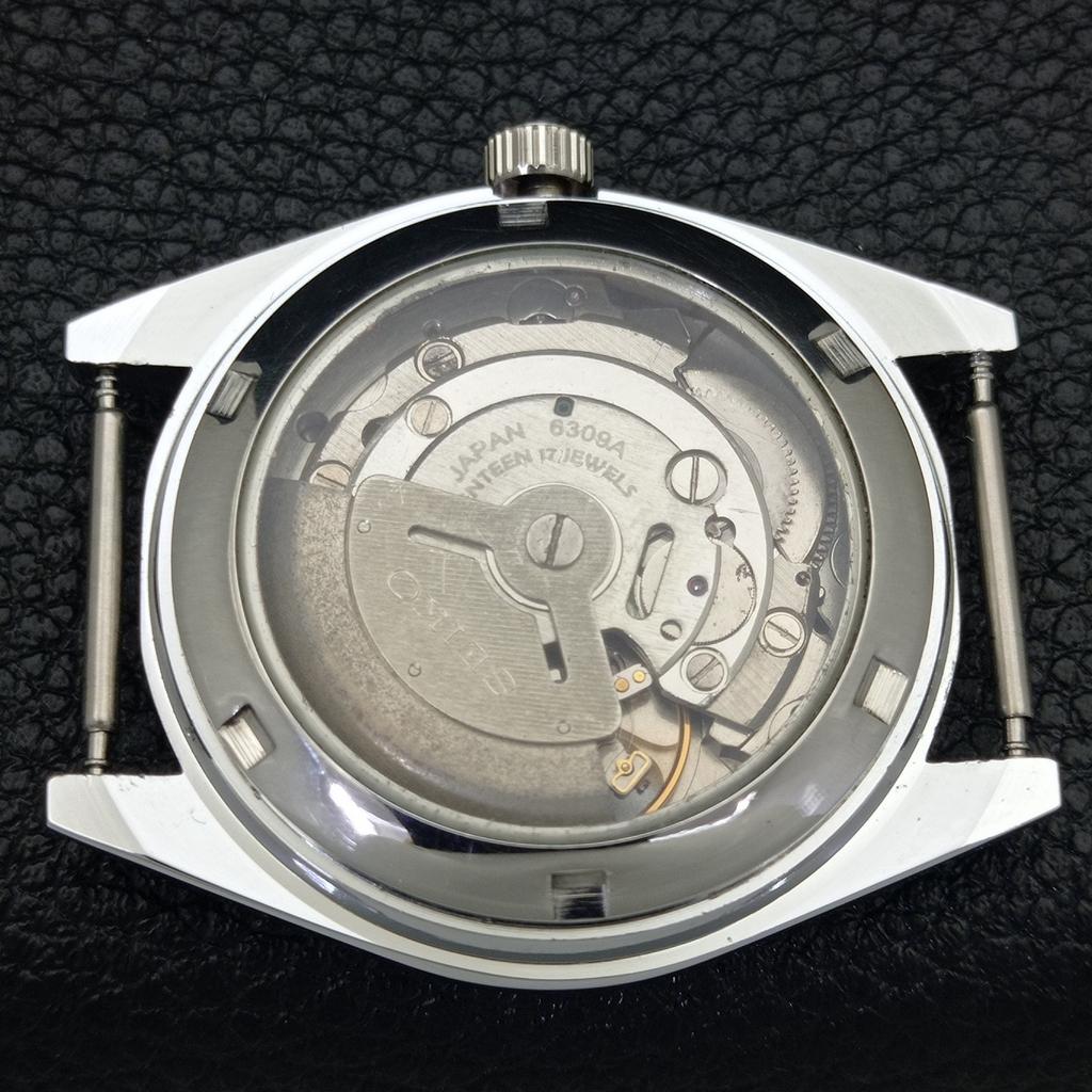 SEIKO 5 AUTOMATIC JAPAN MENS 6309A REFURBISHED GREY COLOR DIAL WATCH a440238-9 Sk-a440238-1