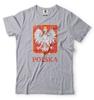 Unisex-Shirt Baumwolle Oversize Große Größe Polen Patriotisch Polen Länderflagge National Polen Geschenke