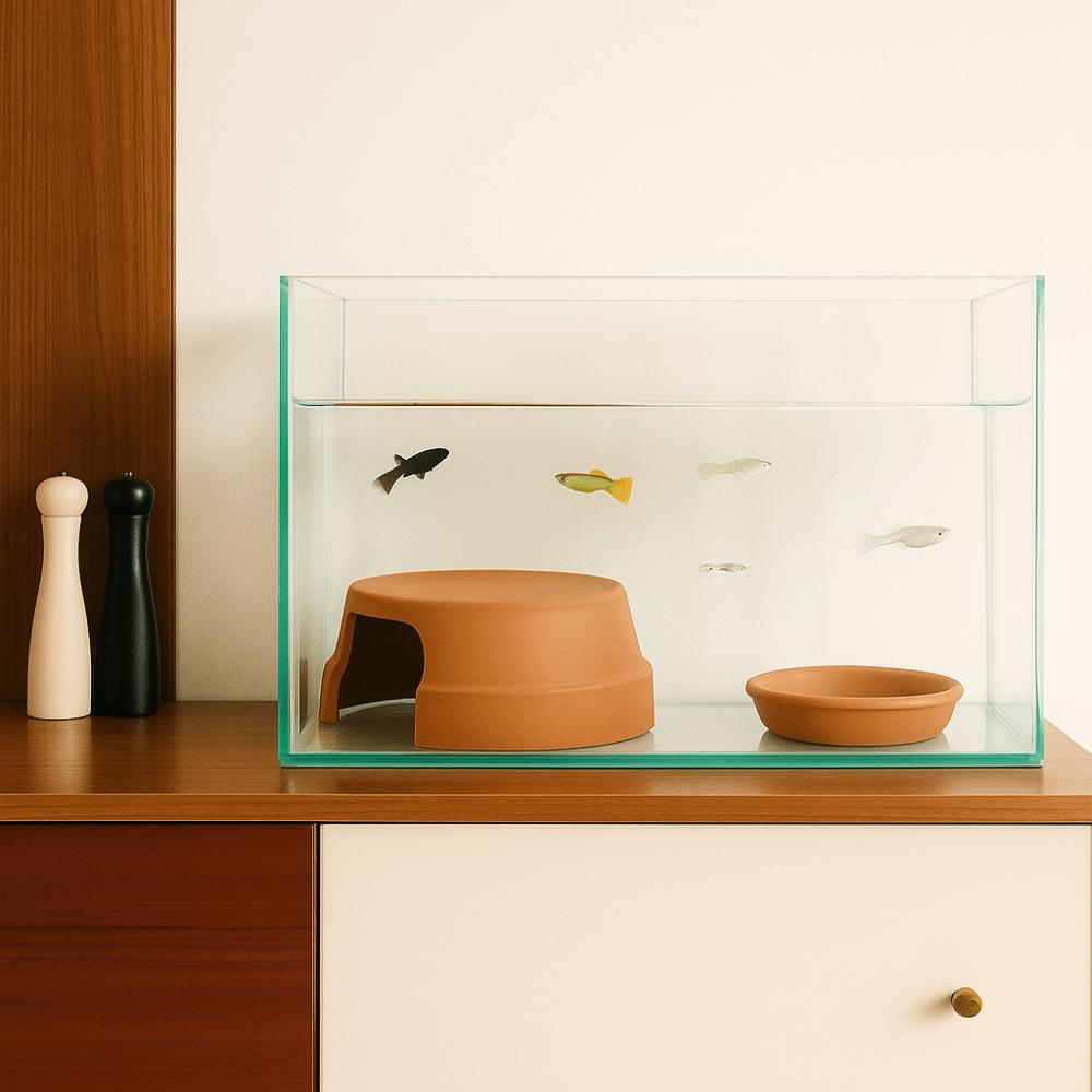 Dekorative Reptilienversteckbox Eingang Reptilien-Terrarium Praktisches Schildkrötenversteck Aquarium