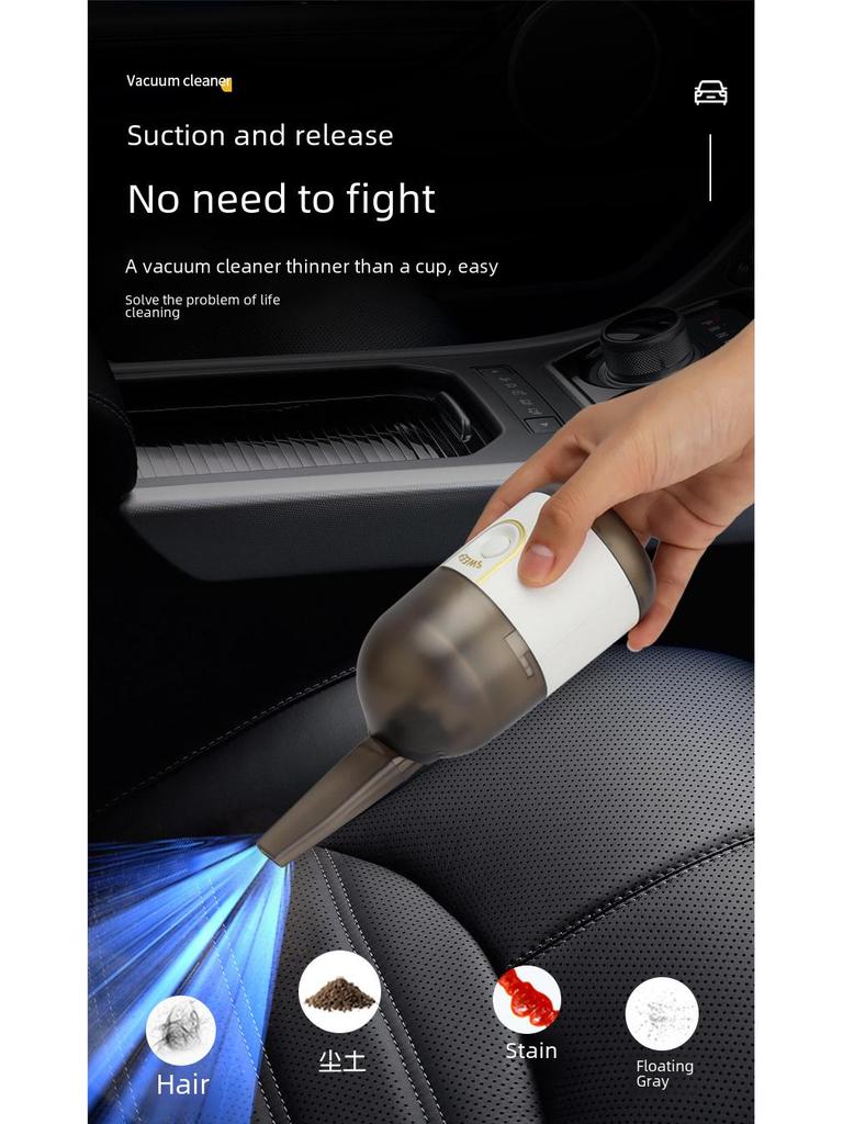 Keledi Wireless High-Power Mini Vacuum Cleaner for Desktop, Office, Home, and Car