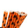 50Pcs Portable Straw Attractive Disposable for Home Halloween Eye-catching Straw Paper