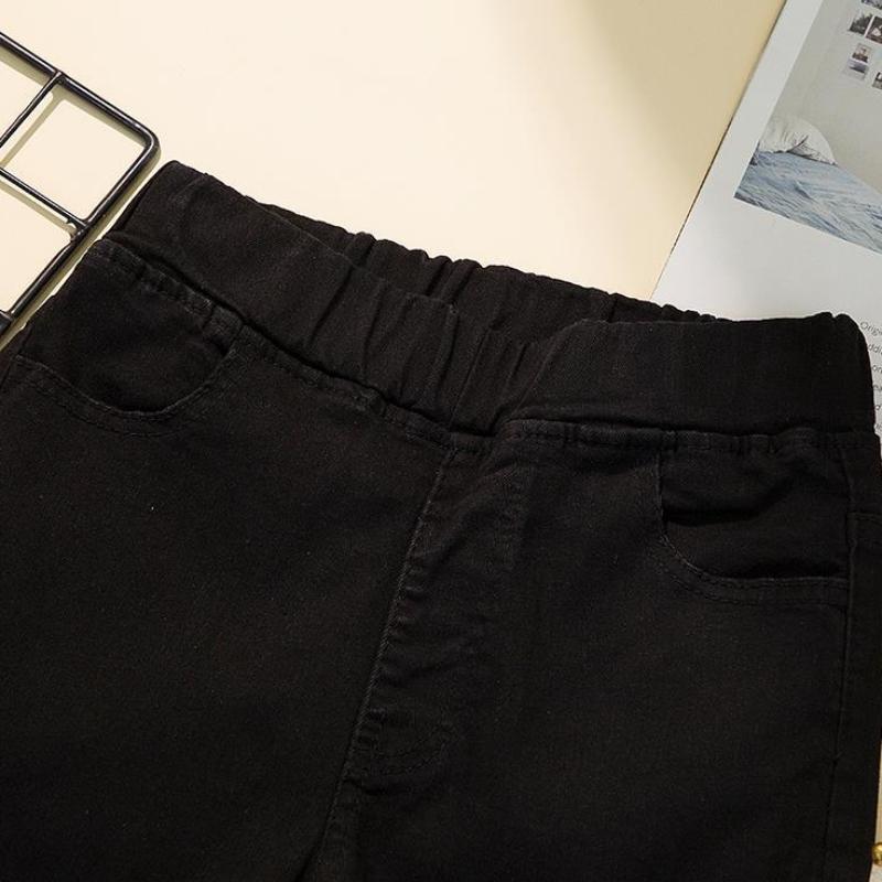 Jaro a podzim Ženy Džíny Dámské Tužka Elastické Plus Velikost Basic Modré Kalhoty s vysokým pasem Džínové kalhoty