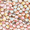 10pcs Double Sides Oil Drip Yinyang Beads for Jewelry Making Round Tai Ji Enamel Beads DIY Bracelet Necklace Loose Spacer Bead