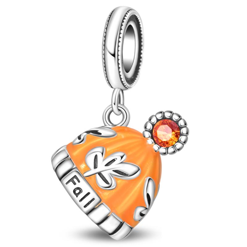 Original Copper Charm Beads Glowing Luminous Lantern Angel Magic Cat Jungle Pendant Bead For Bracelet Charm Jewelry