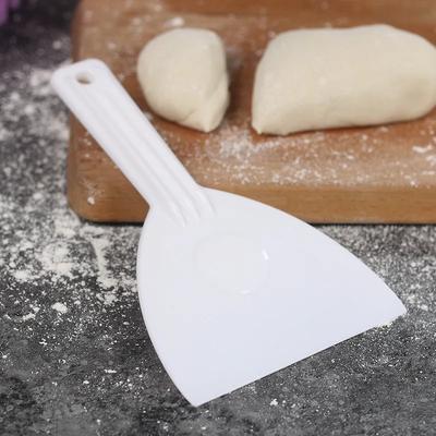 Cake Knife Plastic Scraper Butter Dough Cutter DIY Baking Kitchen Tools Soft-scratch Boards Chocolate Shovel Tri-angle
