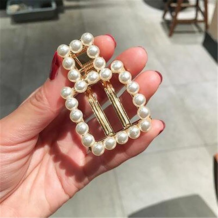 Korea Fashion Pearl Duckbill Clip Hairpin Women Girls Hair Clip Accessories Hair Clamp Claw Barrette Ornaments Hairgrip Headwear