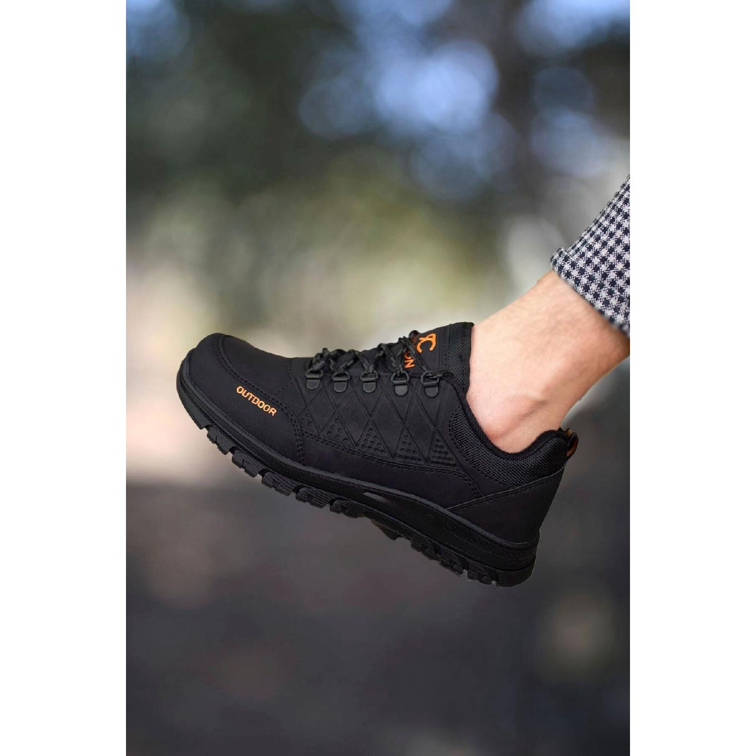 

Black Black Men s Trekking Shoes 0012114 40