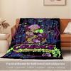1pc Courage,Cowardly Dog,Animated SeriesDigital Print Fleece Blanket - Contemporary Style, Suitable for All Seasons, Perfect for Home, Trave