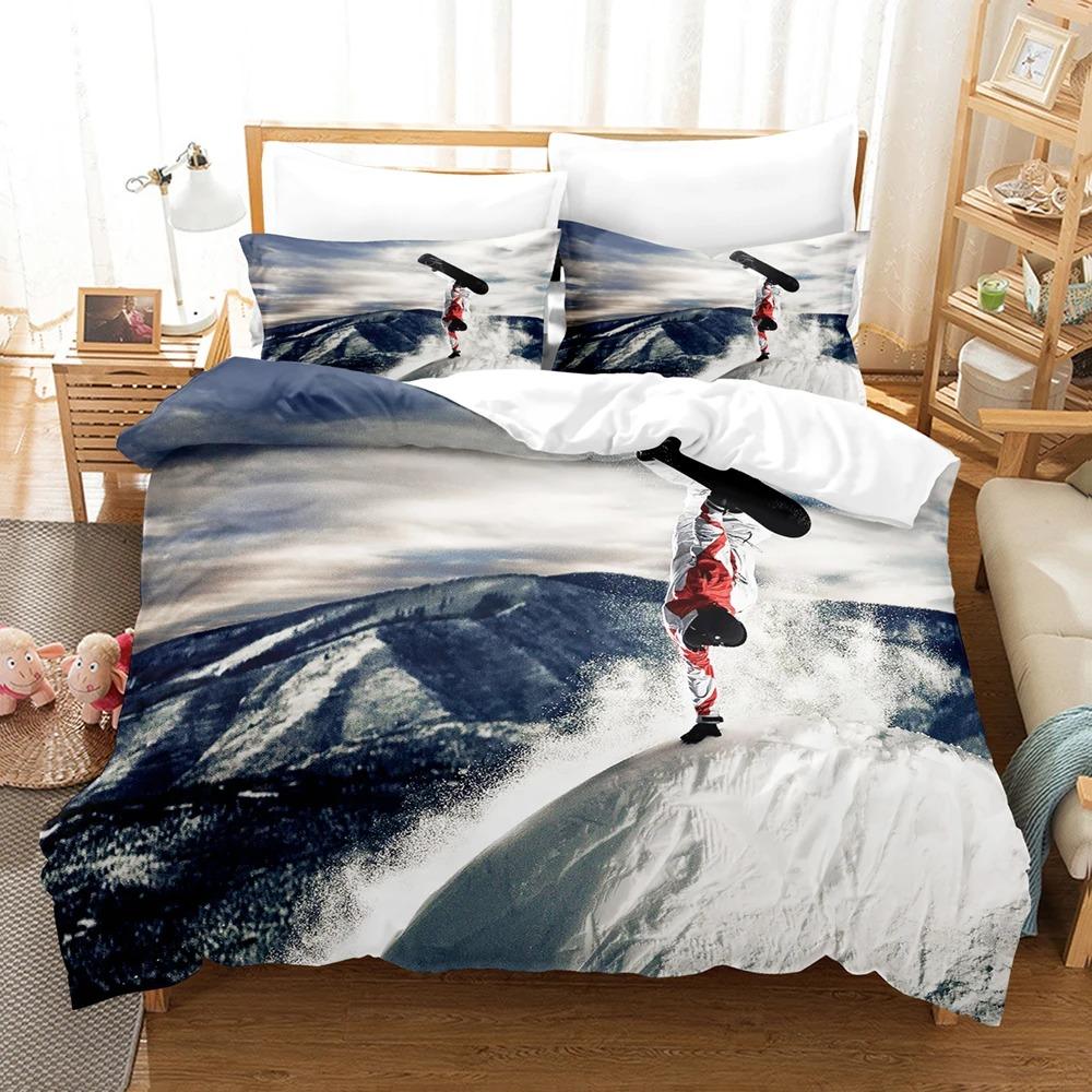 3D Surf On The Sea Bedding Sets Duvet Cover Set With Pillowcase Twin Full Queen King Bedclothes Duvet Cover