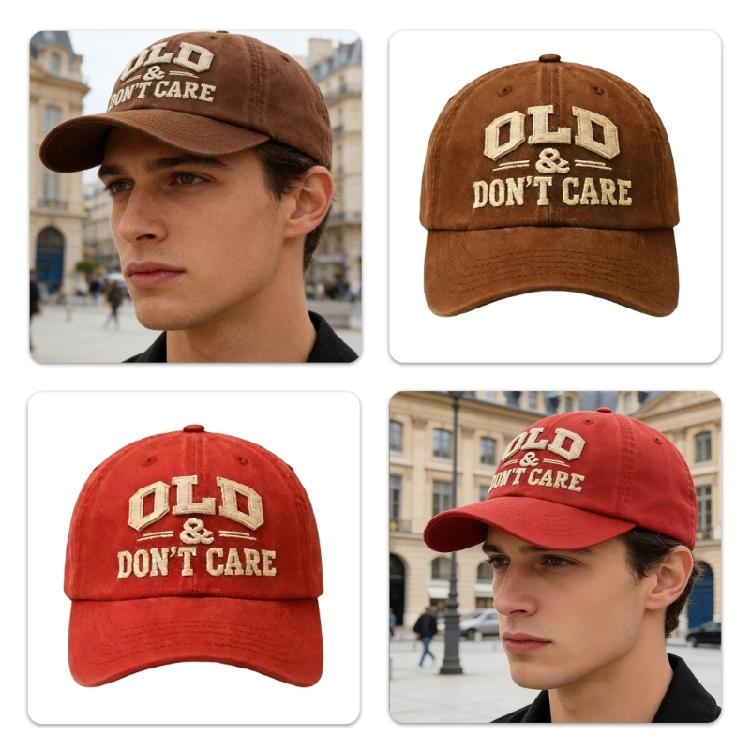 Multifunctional Cotton Baseball Hat With Detailed Embroidery And Practical Construction Outdoor Sports Cap