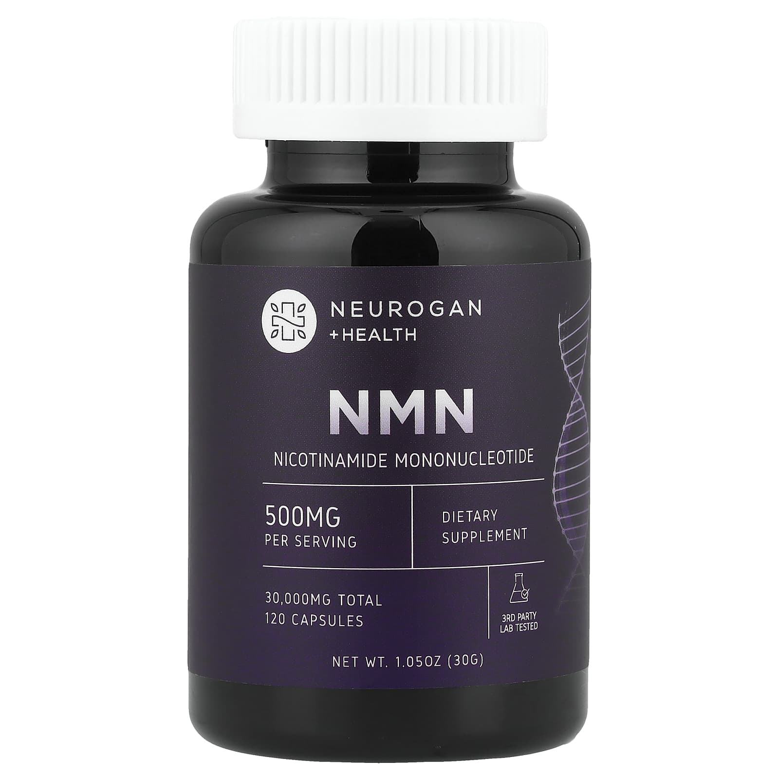 

Neurogan Health, NMN, 120 капсул (250 мг на капсулу)