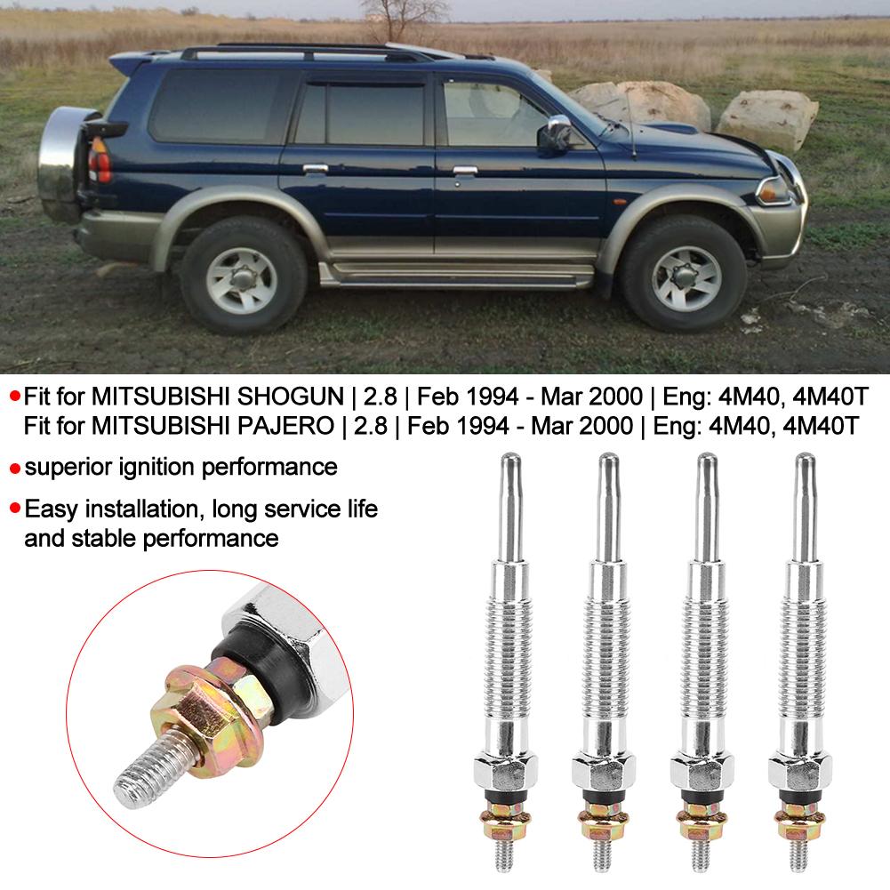 4pcs Heater Glow Plug GP5501 Alloy Fit for Mitsubishi SHOGUN  PAJERO