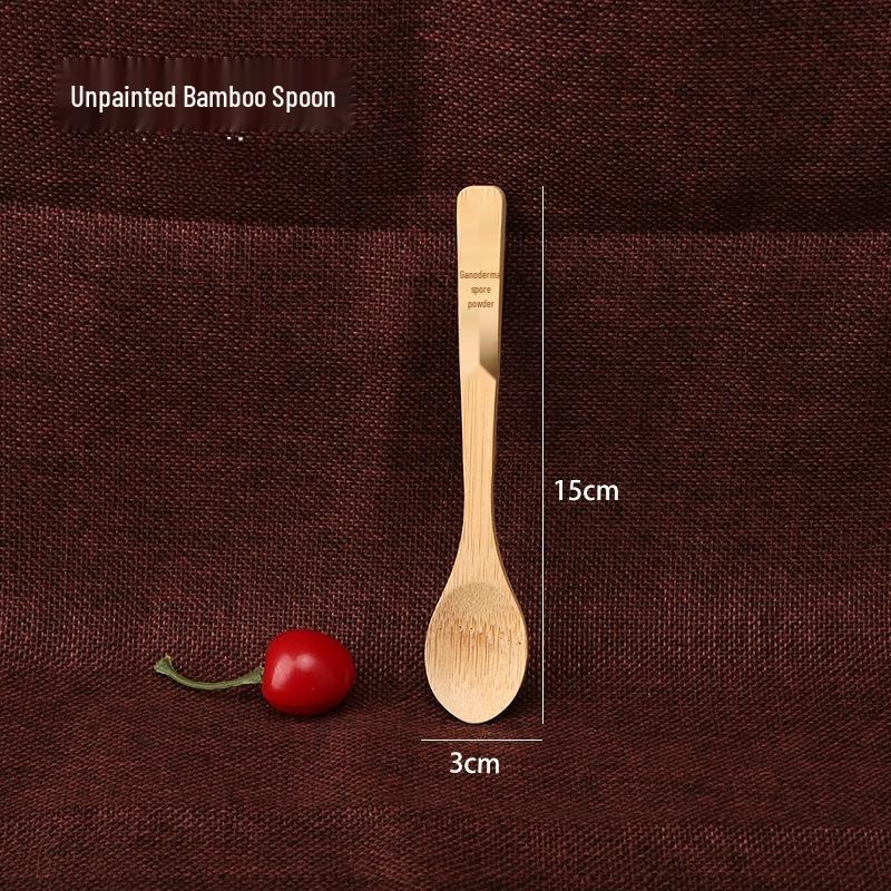 ZISIZ Small Lacquer-Free Bamboo Honey Stirring Spoons