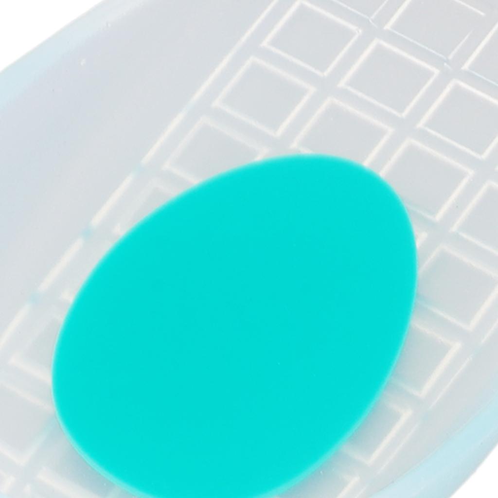 1pair Silicone Heel Cups Shock Absorption U Shaped Half Size Insoles Washable Heel Support Cushions for Sports Shoes Boots